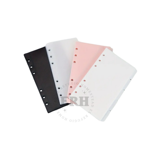 Blank Cash PVC Envelopes (Set of 6)