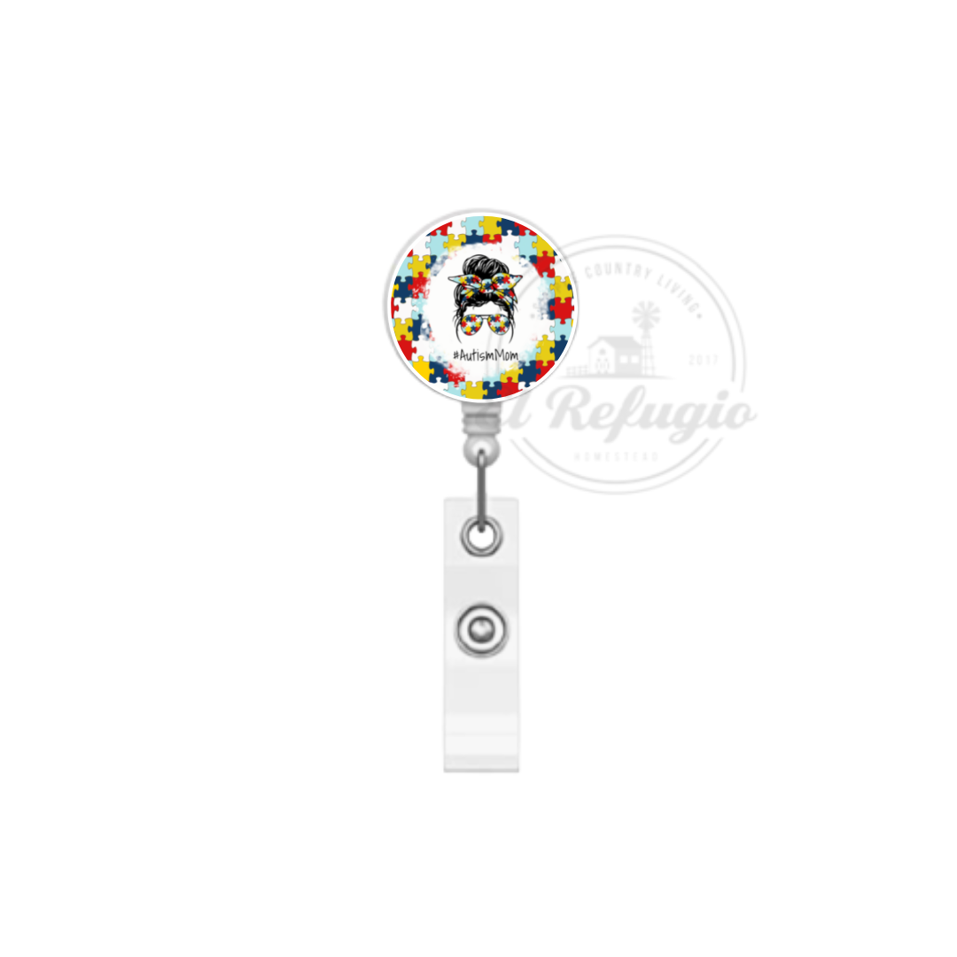 Autism Mom Badge Reel