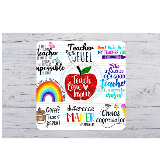 Teacher Inspiration Mouse Pad