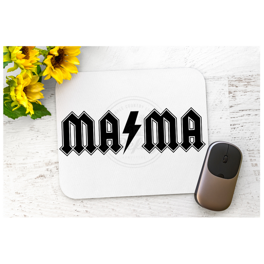 Mama W/Lightning Bolt Mouse Pad