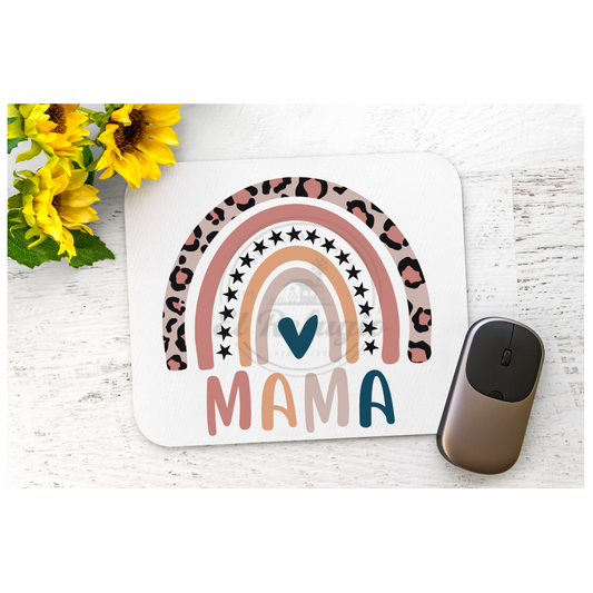 Mama Rainbow Mouse Pad