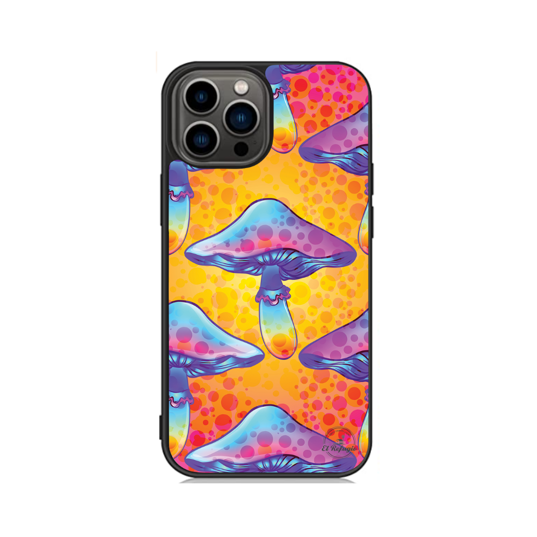 wild mushroom iphone case